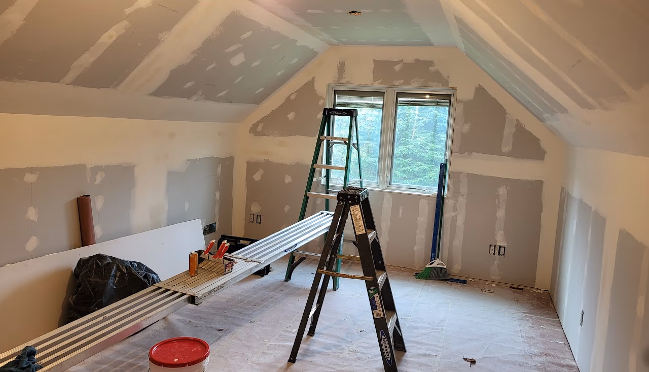 mud and drywall